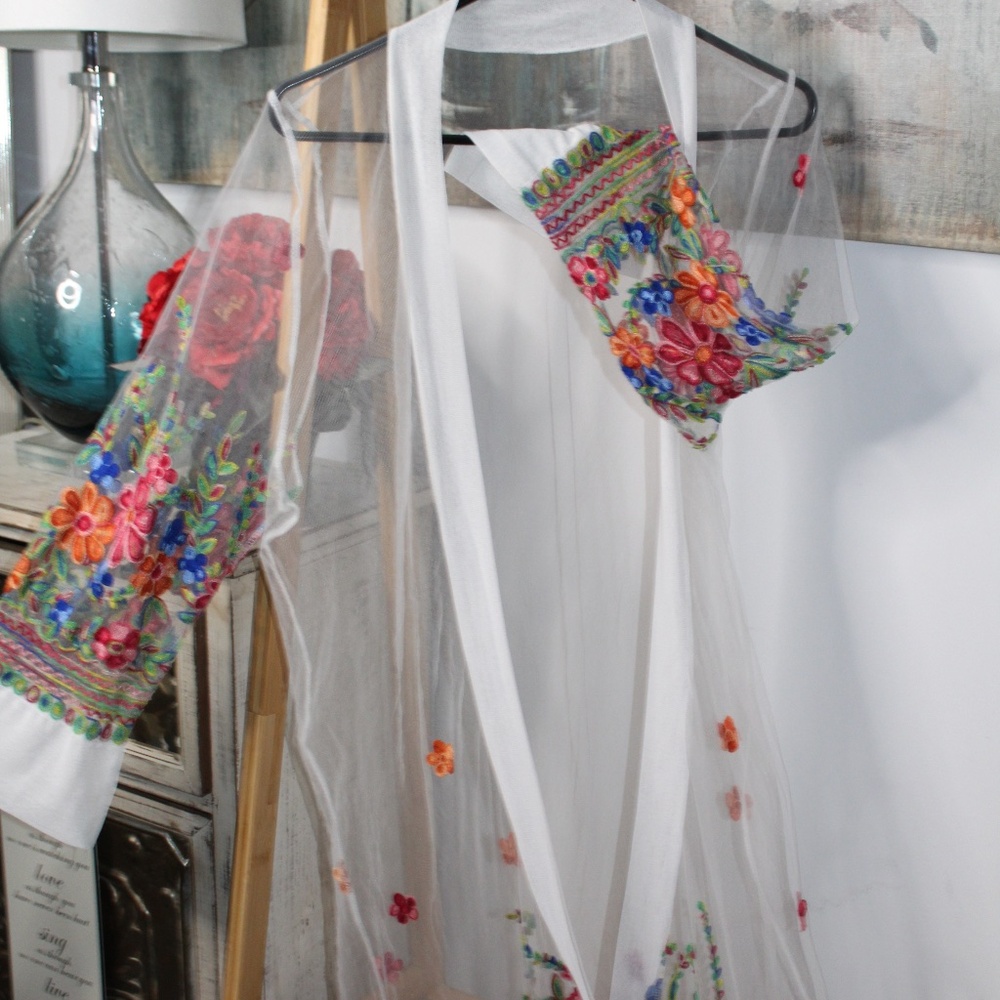 Floral Transparent dress